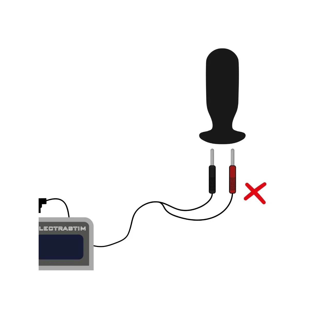 90-Grad-Stimulatorkabel von Electrastim | Fesselliebe.de