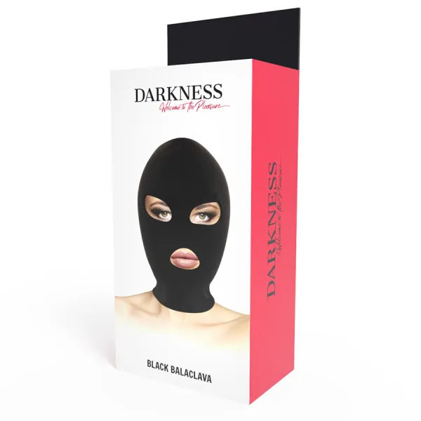 Bdsm-Submission-Maske, Mund und Augen Schwarz von Darkness Bondage | Fesselliebe.de