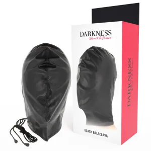 Unterjugungsmaske Schwarz von Darkness Bondage | Fesselliebe.de