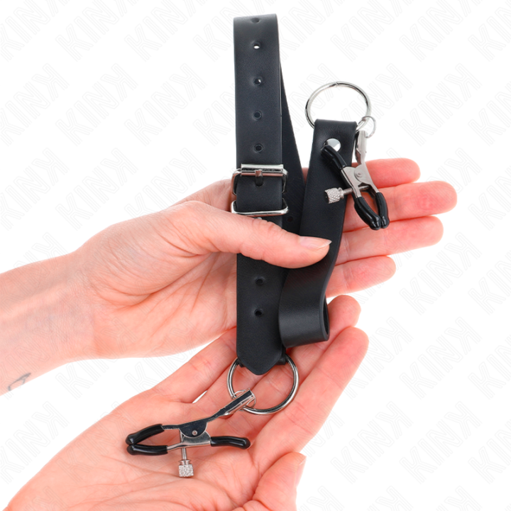 4 Klitorisklemmen Verstellbar 34-48 cm von Kink Nipple Grip | Fesselliebe.de