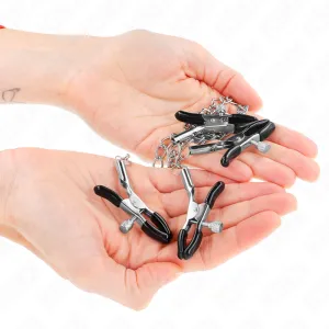 4 Nippel- und Kitzlerklammern Verstellbar, Silber von Kink Nipple Grip