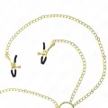 4 Nippel- und Kitzlerklammern, Verstellbar, Gold von Kink Nipple Grip