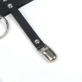 953744 Verstellbares Punk-Strumpfhose aus Leder Schwarz eine Grösse von Subblime Fetish