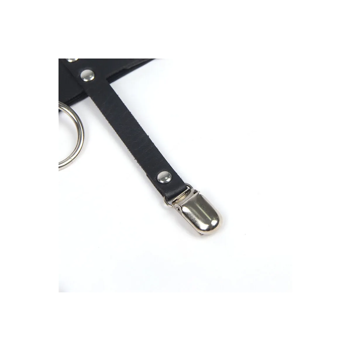 953744 Verstellbares Punk-Strumpfhose aus Leder Schwarz eine Grösse von Subblime Fetish | Fesselliebe.de