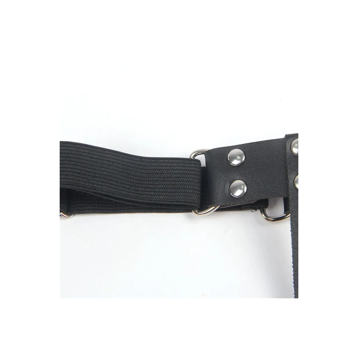 953744 Verstellbares Punk-Strumpfhose aus Leder Schwarz eine Grösse von Subblime Fetish | Fesselliebe.de