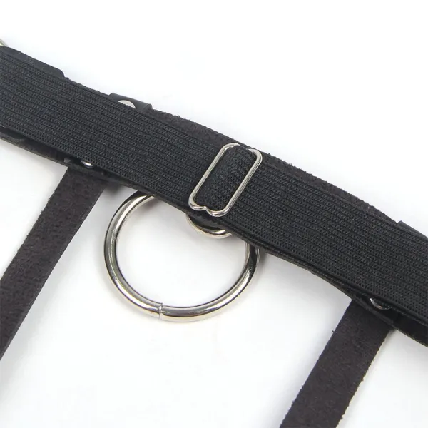 953744 Verstellbares Punk-Strumpfhose aus Leder Schwarz eine Grösse von Subblime Fetish | Fesselliebe.de