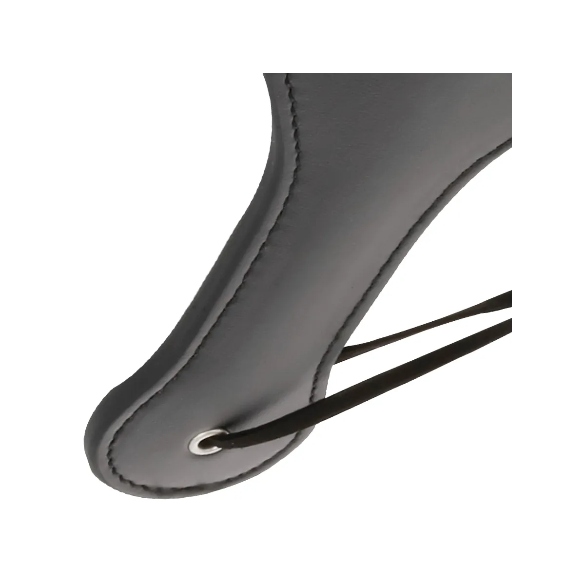 Rundes Schwarzes Fetischpaddel von Darkness Sensations | Fesselliebe.de