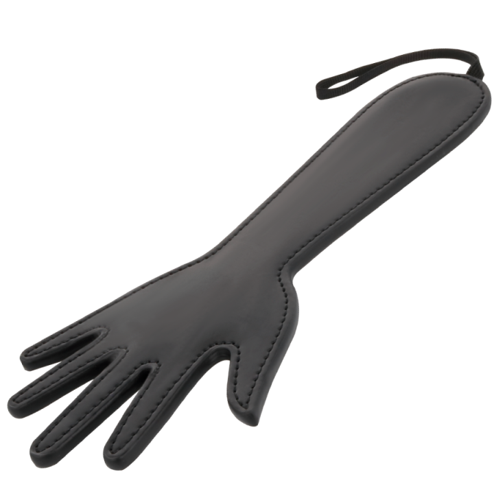 Schwarzes Fetisch-Handpaddel von Darkness Sensations | Fesselliebe.de
