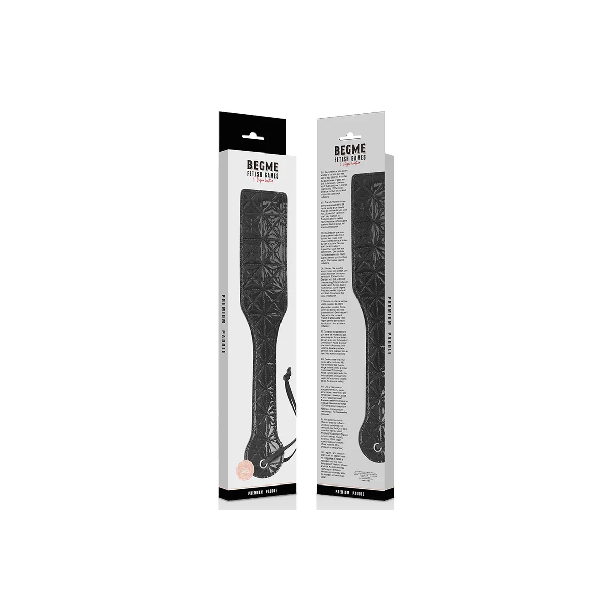 Paddel aus Veganem Leder von Begme Black Edition | Fesselliebe.de