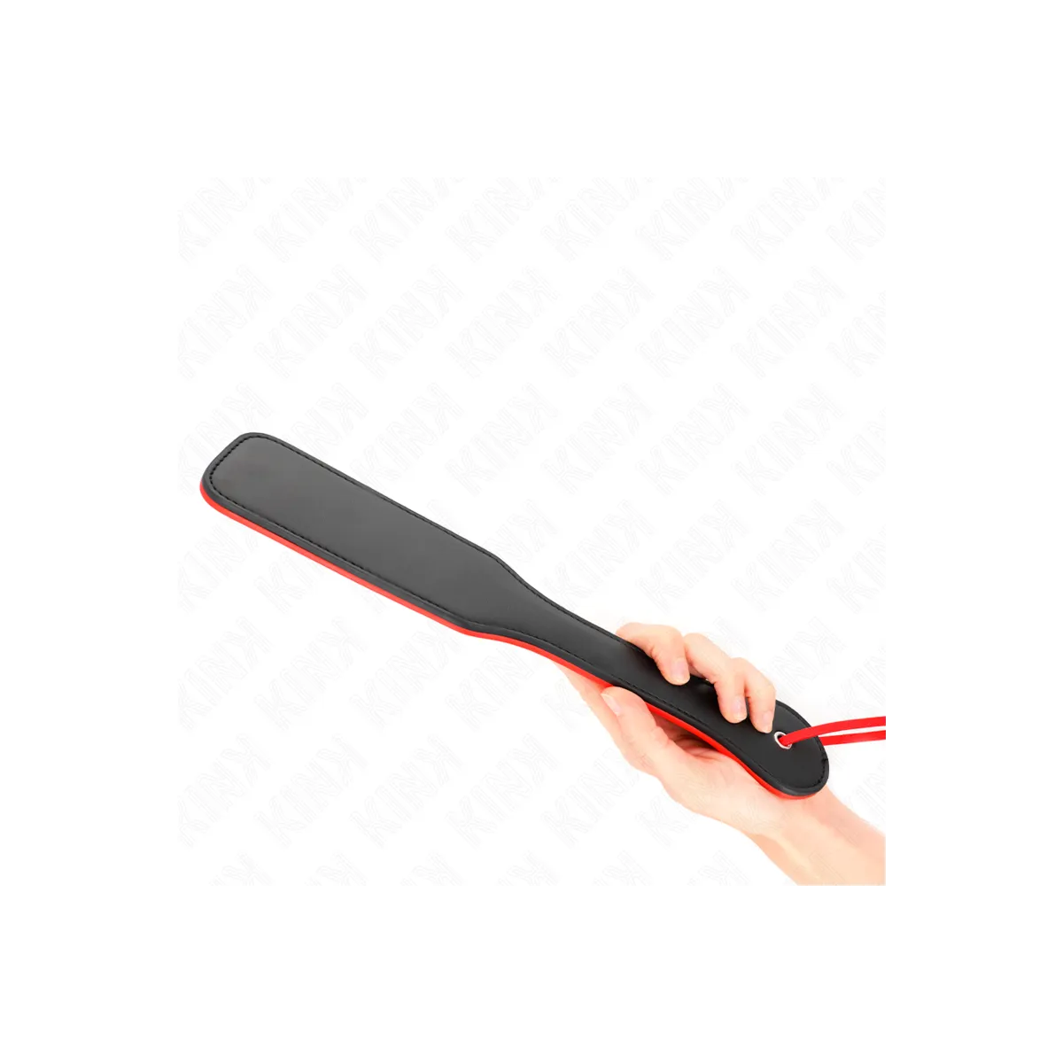 Zweiseitige Rot-Schwarze Palette 32 X 6 cm von Kink Impact & Touch | Fesselliebe.de