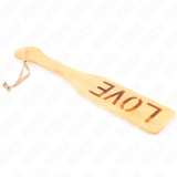 Bambuspalette Wort Liebe 32 X 5,5 cm von Kink Impact & Touch | Fesselliebe.de