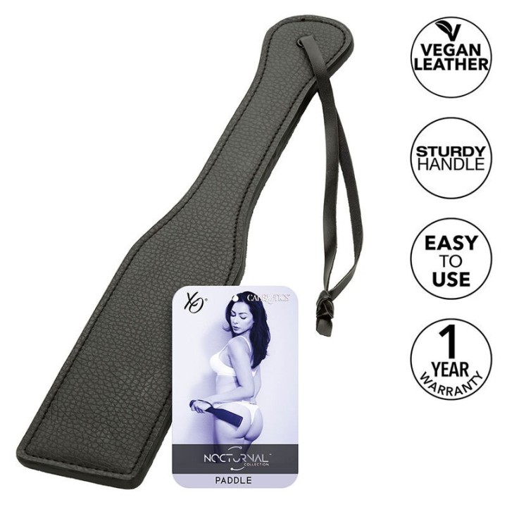Nocturnal Paddle Leder Schwarz von Calexotics | Fesselliebe.de