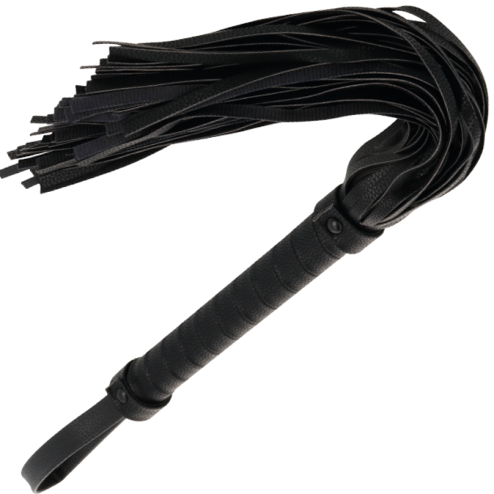 Schwarze Bondage-Peiste 42cm aus Leder von Darkness Sensations | Fesselliebe.de