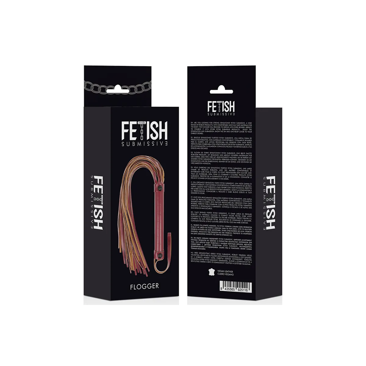 Peitsche aus Veganem Leder von Fetish Submissive Dark Room | Fesselliebe.de