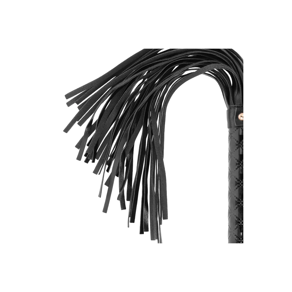 Veganer Leder Flogger von Begme Black Edition | Fesselliebe.de