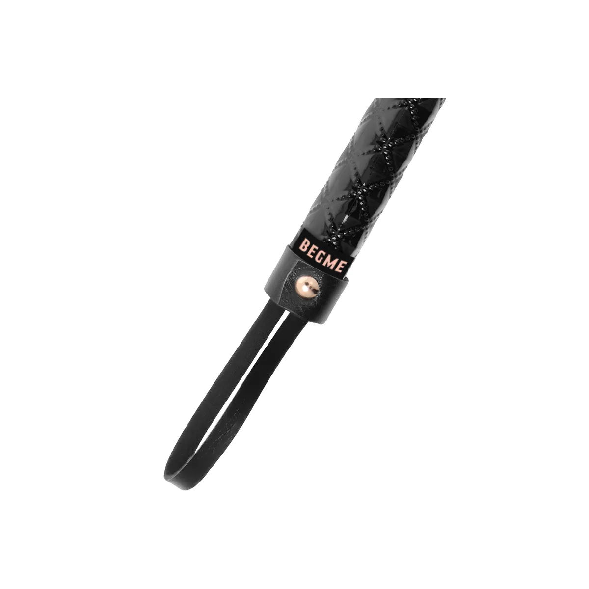 Veganer Leder Flogger von Begme Black Edition | Fesselliebe.de