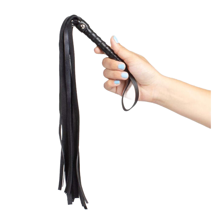 Schwarze Bondage-Peitsche Bdsm-Kollektion von Secretplay 100% Fetish | Fesselliebe.de
