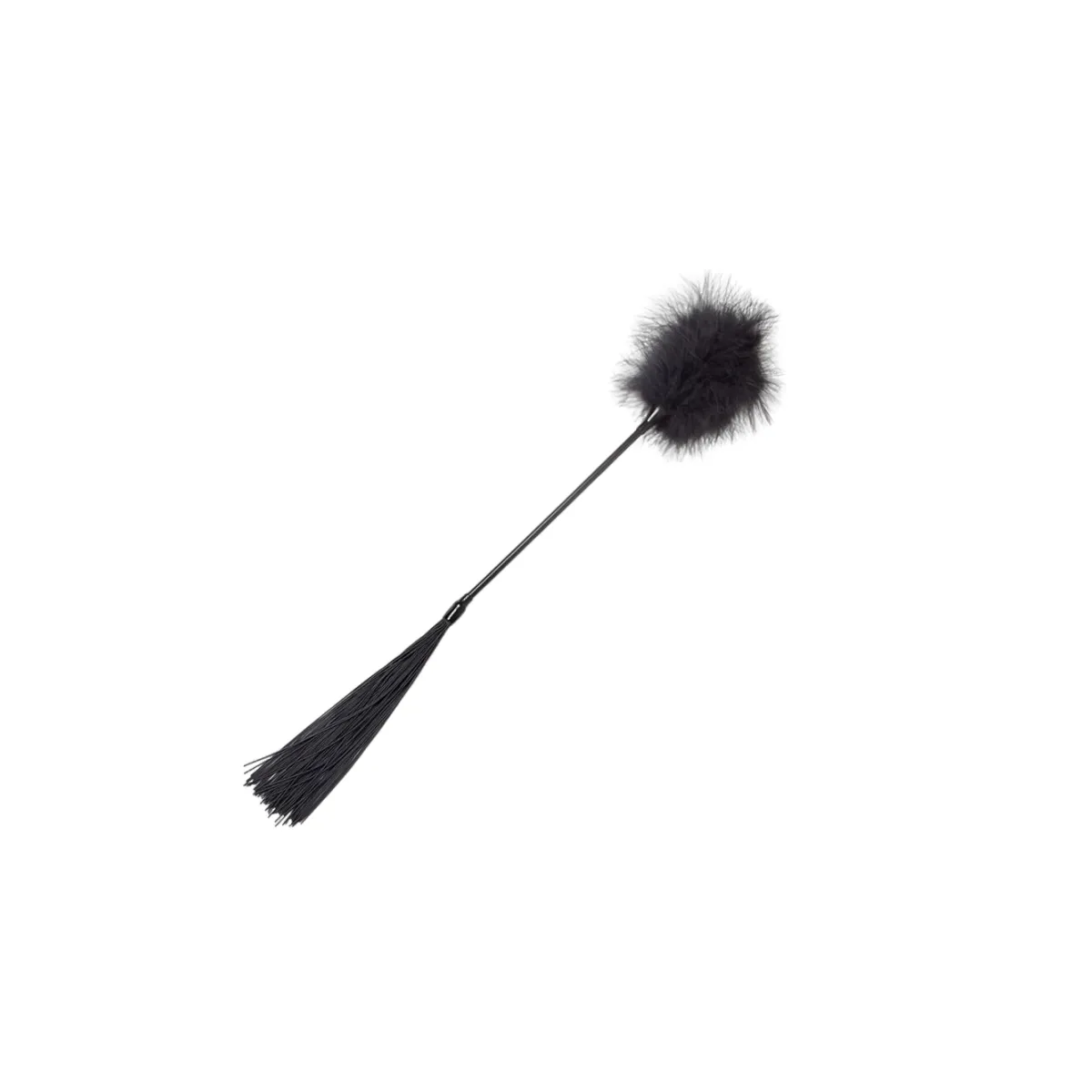 Staubwedel + Schwarze Peitsche von Secretplay 100% Fetish | Fesselliebe.de