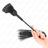 Fußförmige Paddel mit Quastenpeitsche 31 cm von Kink Impact & Touch | Fesselliebe.de