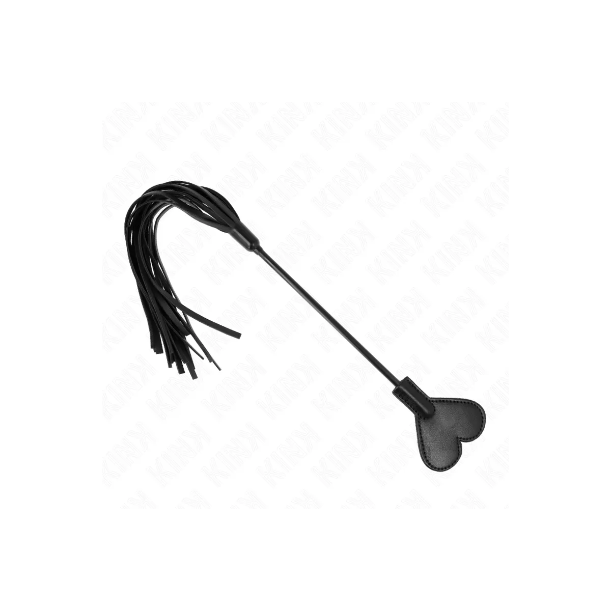 Range Peitsche mit Herzplatte 35 cm von Kink Impact & Touch | Fesselliebe.de