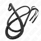 Lange Schwarze Schlangenpeitsche 210 cm von Kink Impact & Touch | Fesselliebe.de