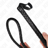 Lange Schwarze Schlangenpeitsche 210 cm von Kink Impact & Touch | Fesselliebe.de