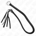 Schlangenpeitsche mit Schwarzem Handring 65 cm von Kink Impact & Touch