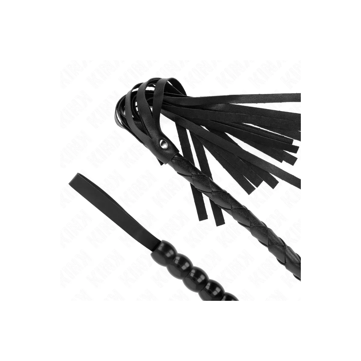 Schlangenpeitsche mit Perlen 80 cm von Kink Impact & Touch | Fesselliebe.de