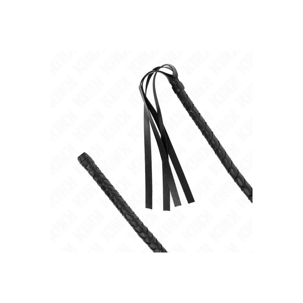 Lange Peitsche mit Perlen 110 cm von Kink Impact & Touch | Fesselliebe.de