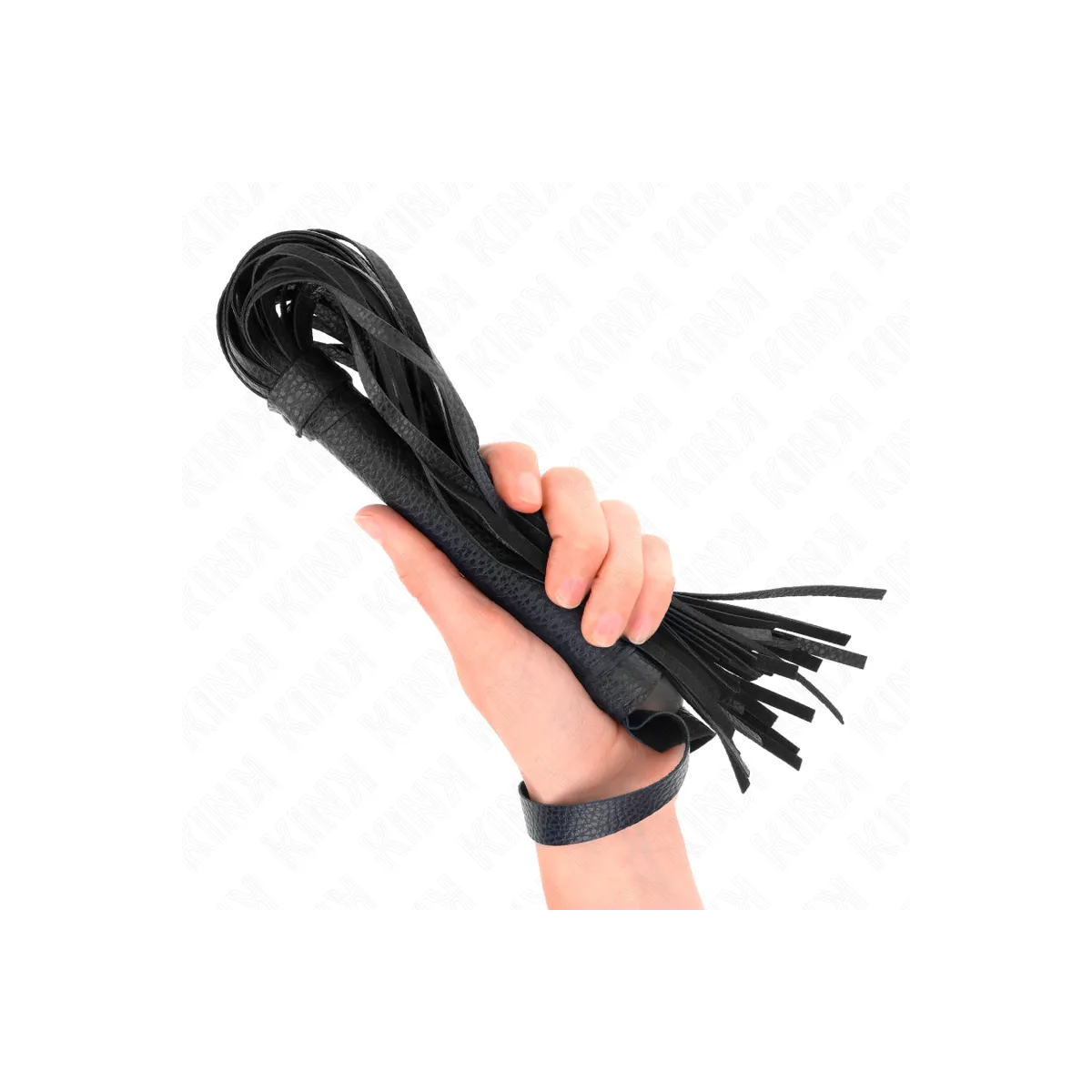 Dunkelblau Perlenpeitsche 43,5 cm von Kink Impact & Touch | Fesselliebe.de