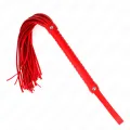 Peitsche mit Rotem Strukturiertem Griff 48,5 cm von Kink Impact & Touch