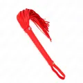 Peitsche mit Rotem Strukturiertem Griff 48,5 cm von Kink Impact & Touch