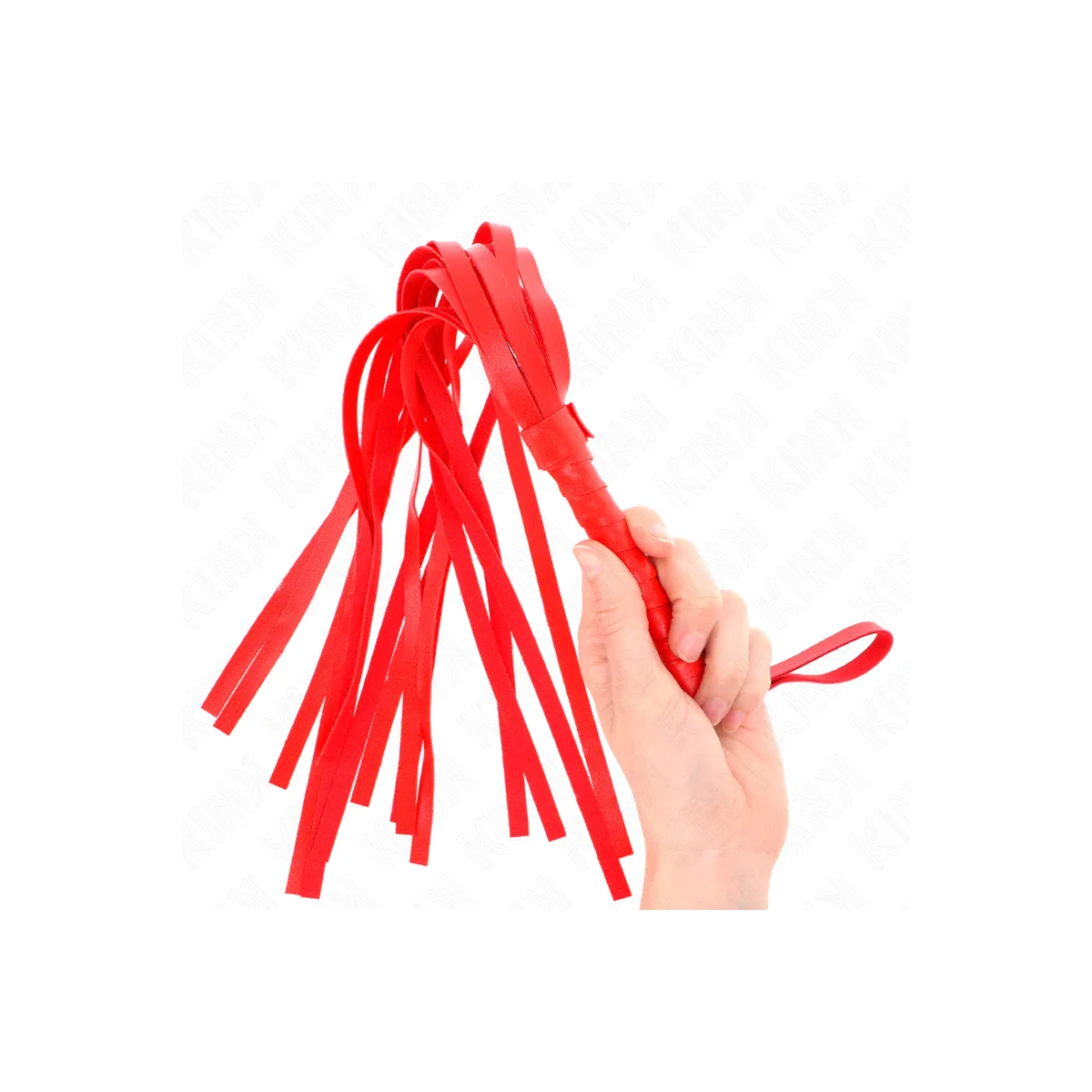 Einfache Rote Peitsche 45 cm von Kink Impact & Touch | Fesselliebe.de