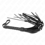 Einfache Schwarze Peitsche 45 cm von Kink Impact & Touch | Fesselliebe.de