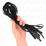Einfache Schwarze Peitsche 45 cm von Kink Impact & Touch | Fesselliebe.de