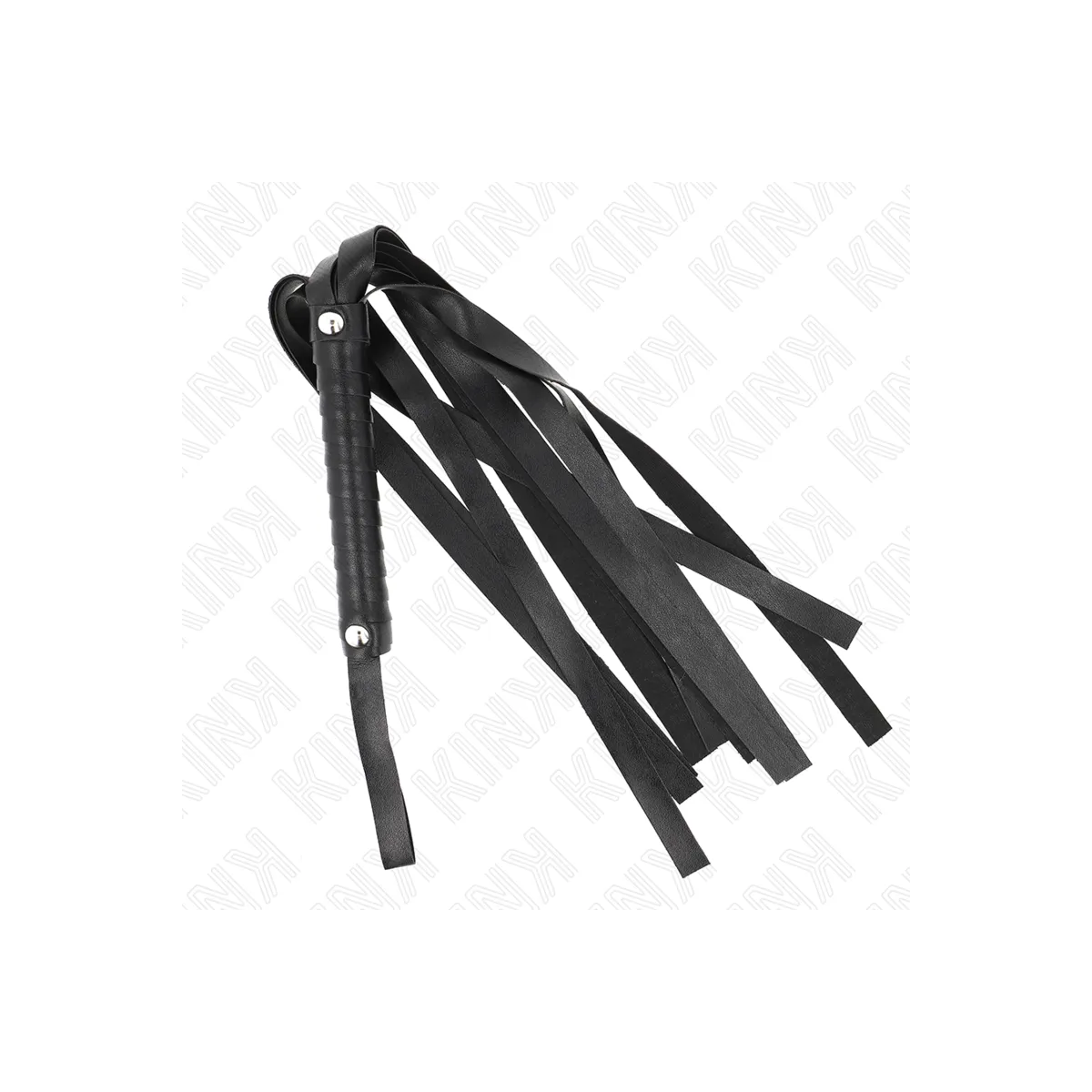 Schwarze Breitschwanzpeitsche 48,5 cm von Kink Impact & Touch | Fesselliebe.de
