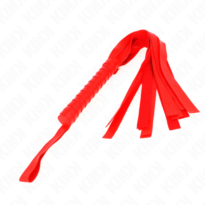 Rote Breitschwanzpeitsche 48,5 cm von Kink Impact & Touch | Fesselliebe.de