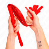 Rote Breitschwanzpeitsche 48,5 cm von Kink Impact & Touch | Fesselliebe.de