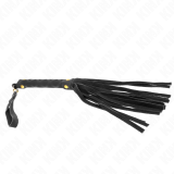 Schwarze Wildleder Mini-Peitsche 30 cm von Kink Impact & Touch | Fesselliebe.de