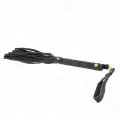 Schwarze Wildleder Mini-Peitsche 30 cm von Kink Impact & Touch