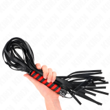 Lange Gestreifte Peitsche 70 cm von Kink Impact & Touch | Fesselliebe.de