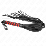 Lange Gestreifte Peitsche 70 cm von Kink Impact & Touch | Fesselliebe.de