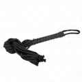 Schwarze Seilpeitsche 56 cm von Kink Impact & Touch
