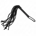 Schwarze Seilpeitsche 56 cm von Kink Impact & Touch