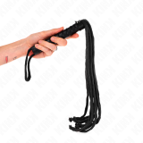Schwarze Seilpeitsche 56 cm von Kink Impact & Touch | Fesselliebe.de
