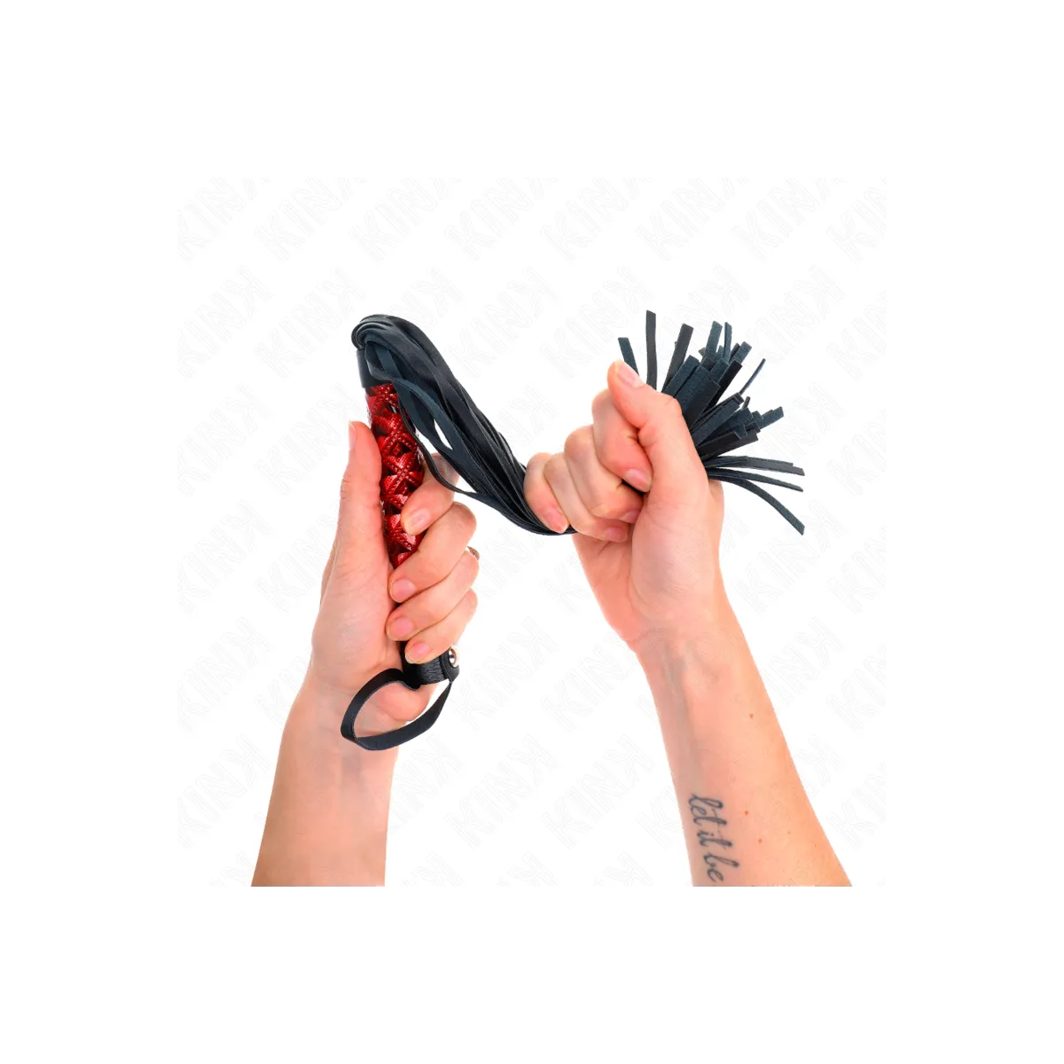 Peitsche mit Rautenmuster 40 cm von Kink Impact & Touch | Fesselliebe.de