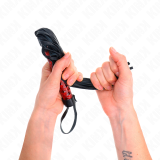 Peitsche mit Rautenmuster 40 cm von Kink Impact & Touch | Fesselliebe.de