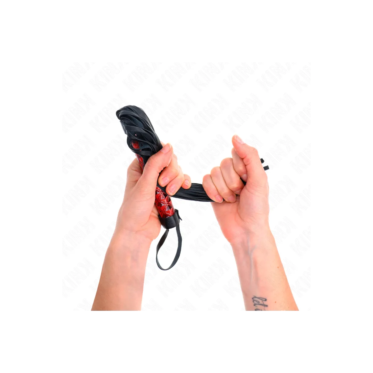 Peitsche mit Rautenmuster 40 cm von Kink Impact & Touch | Fesselliebe.de