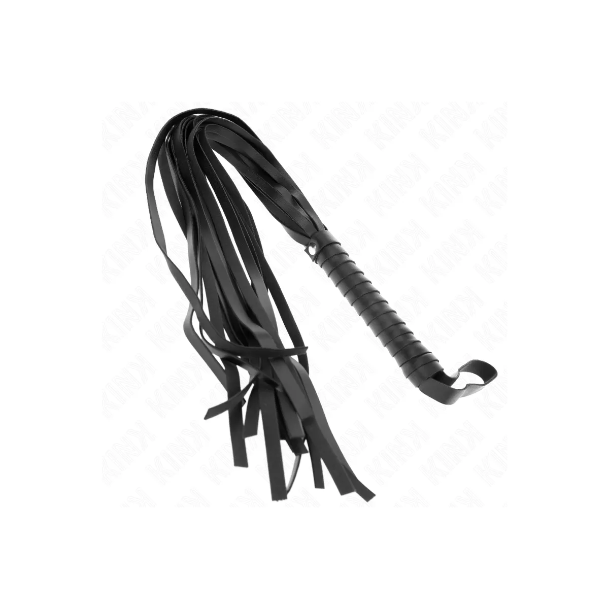 Negro Peitsche mit Kurzem Griff und Langem Schwanz 70 cm von Kink Impact & Touch | Fesselliebe.de