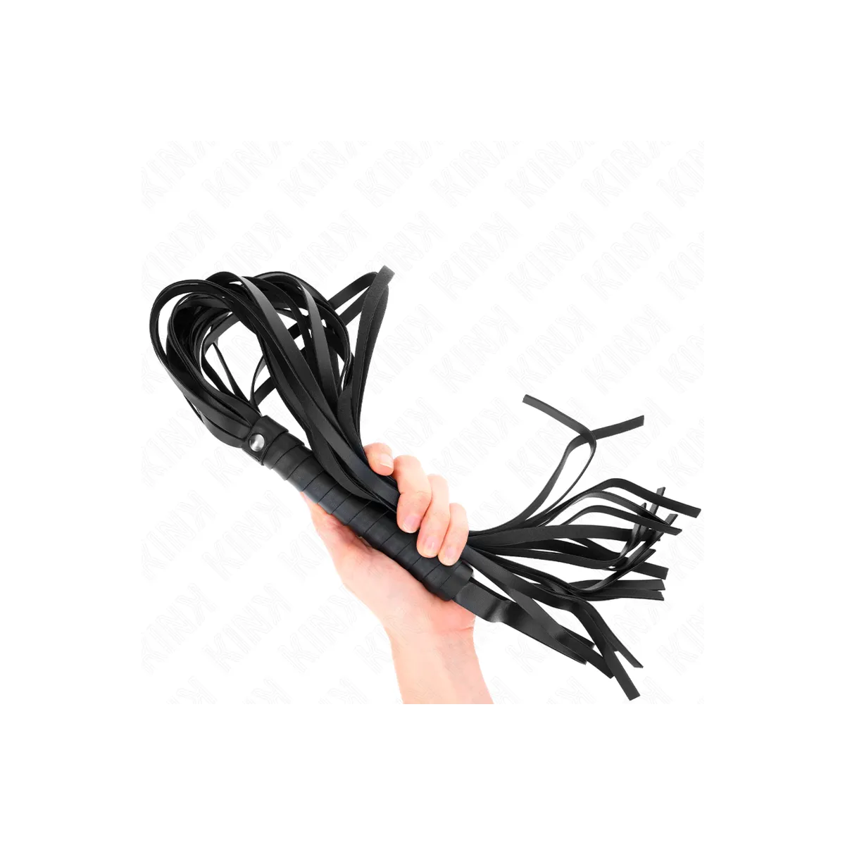 Negro Peitsche mit Kurzem Griff und Langem Schwanz 70 cm von Kink Impact & Touch | Fesselliebe.de